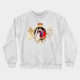 William and Kate, 2011 Royal Wedding Kiss Crewneck Sweatshirt